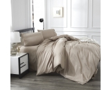 IBAMA Cotton Duvet Cover Set Zippered Closure Including Pillowcases for King Size Bed in Bedroom(A-King)